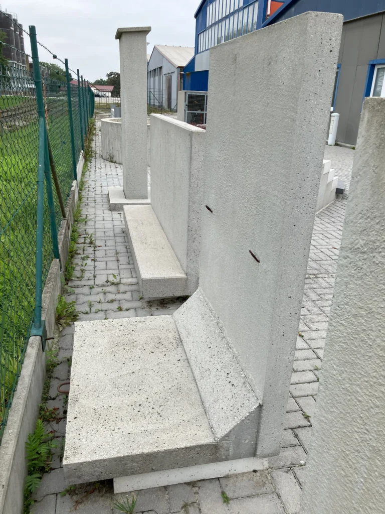 Betonový zídkový prefabrikát